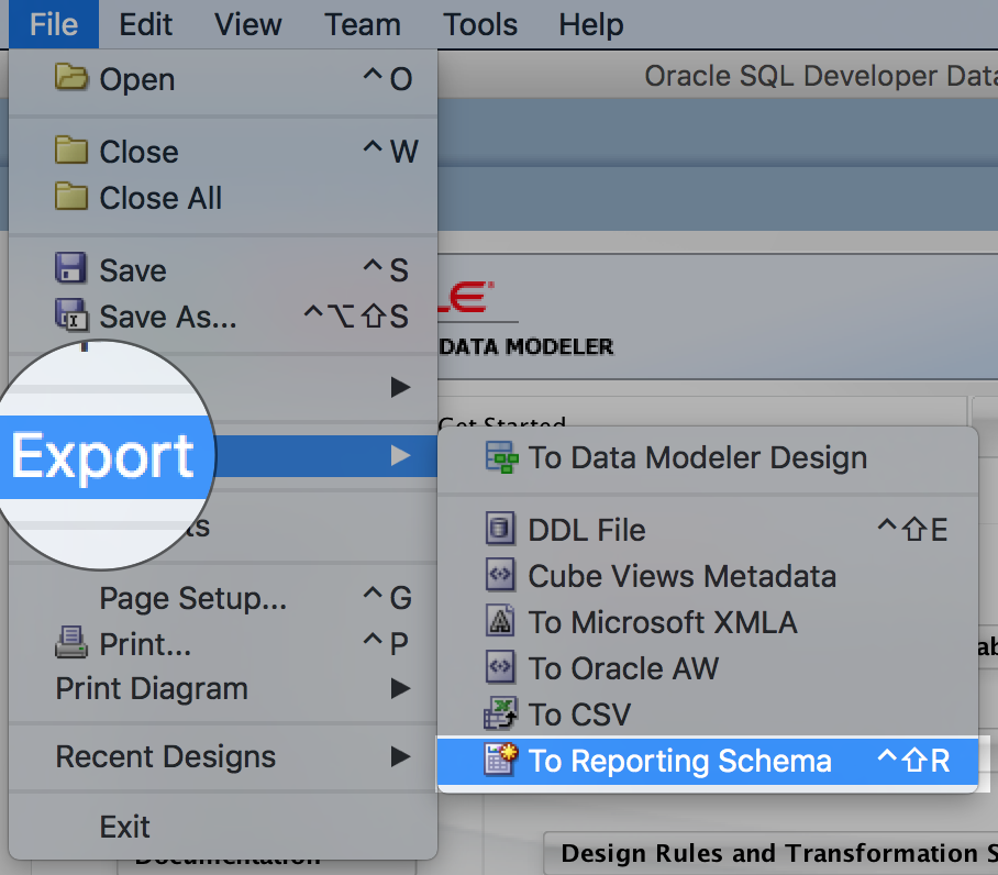 File Export Report Schema